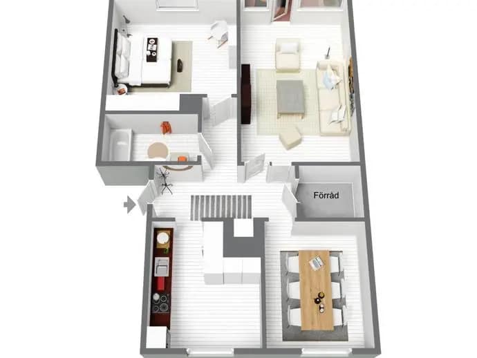 Floor plan for Drottninggatan 137