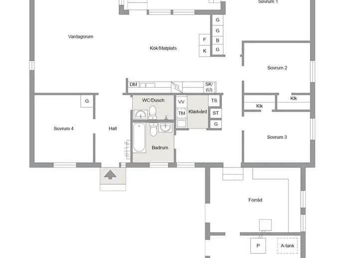 Floor plan for Norra Malmö By 2