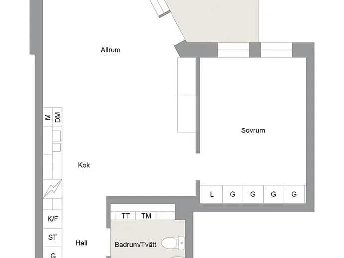 Floor plan for Tellusgatan 30