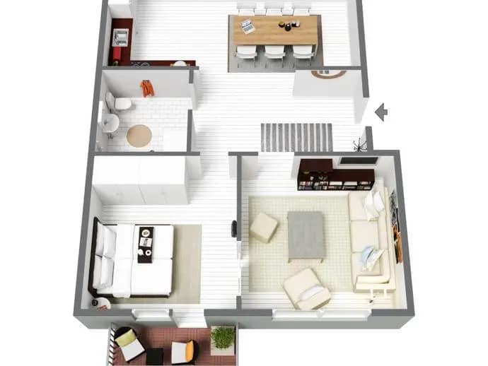 Floor plan for Getbergsvägen 4