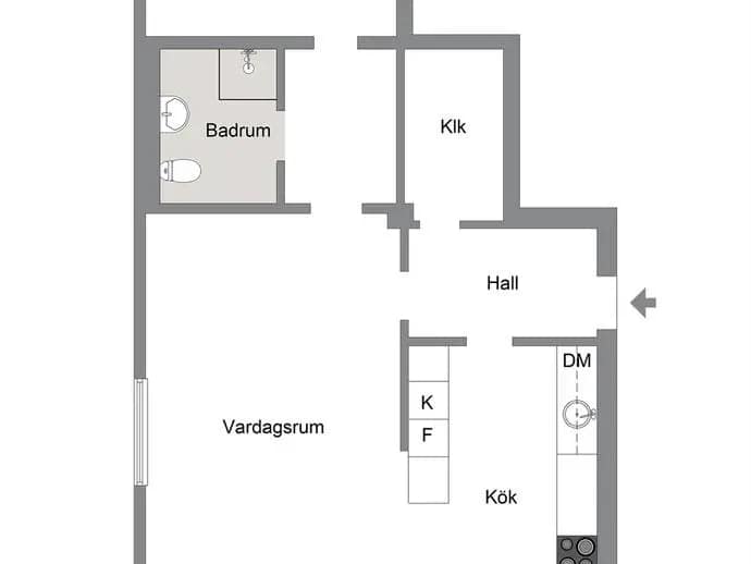 Floor plan for Rondellen 17