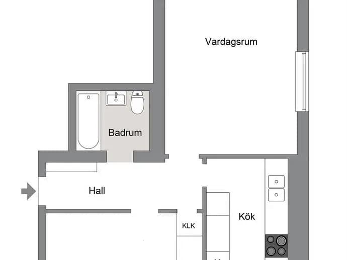 Planritning för RONDELLEN 3
