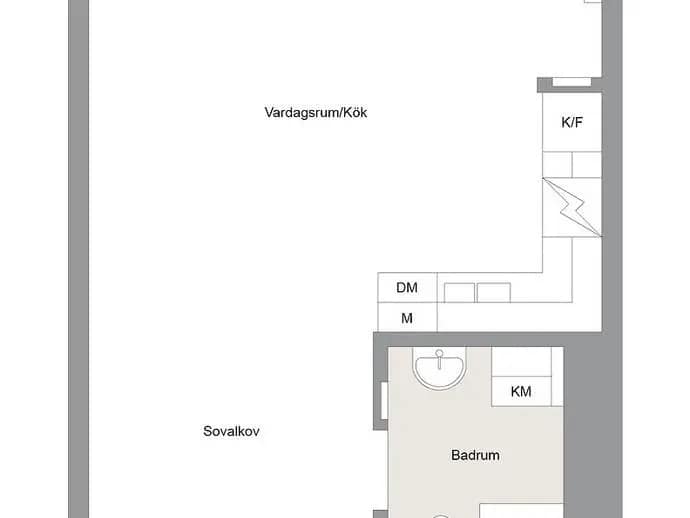 Floor plan for Strandängsgatan 11 E