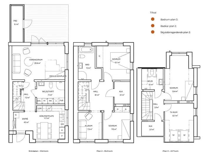 Planritning för Smedjans väg 40 - Hus 17