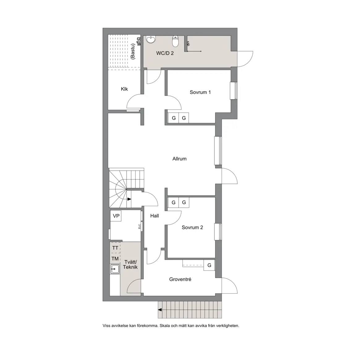Floor plan for Morgonvägen 4A