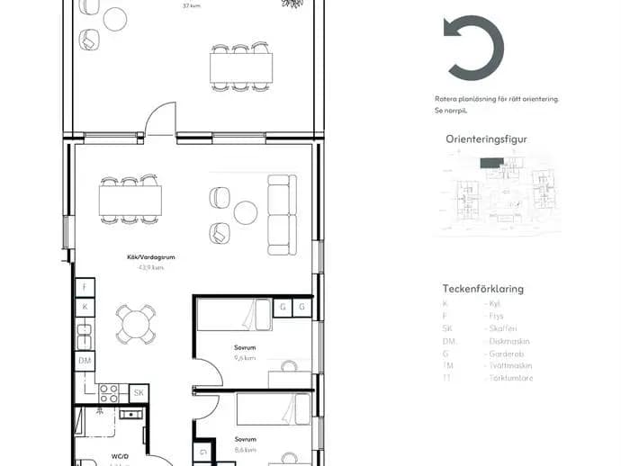 Planritning för Hagtorpsvägen 10