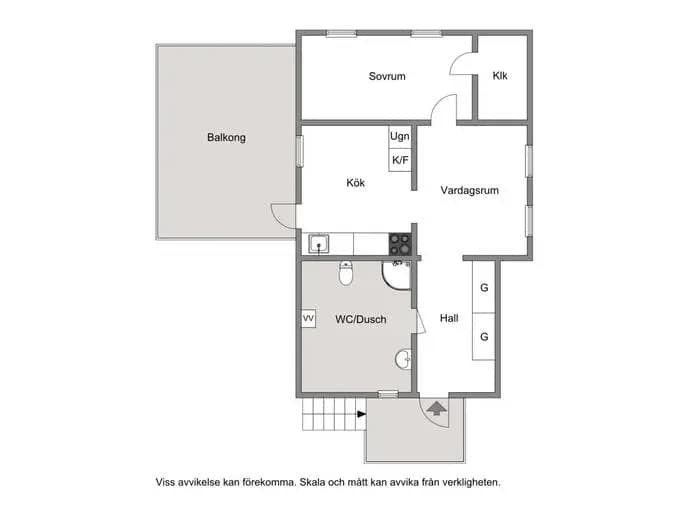 Planritning för Furumovägen 129