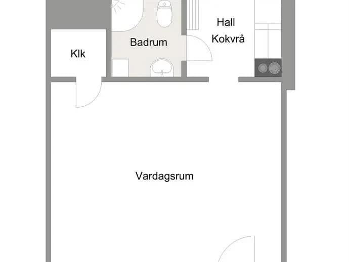Floor plan for Agavägen 15A