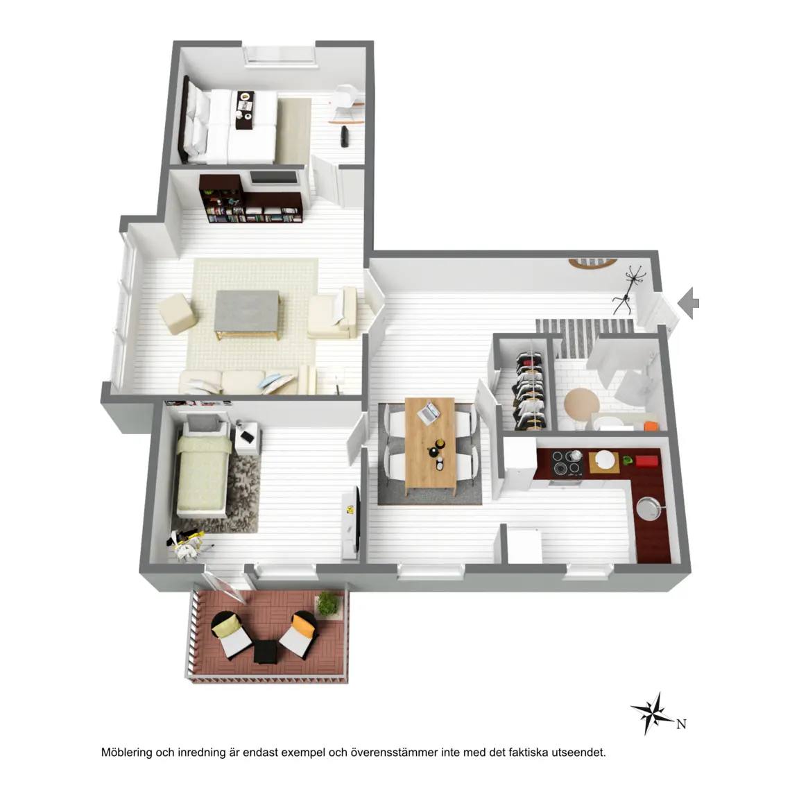 Floor plan for Ringvägen 58