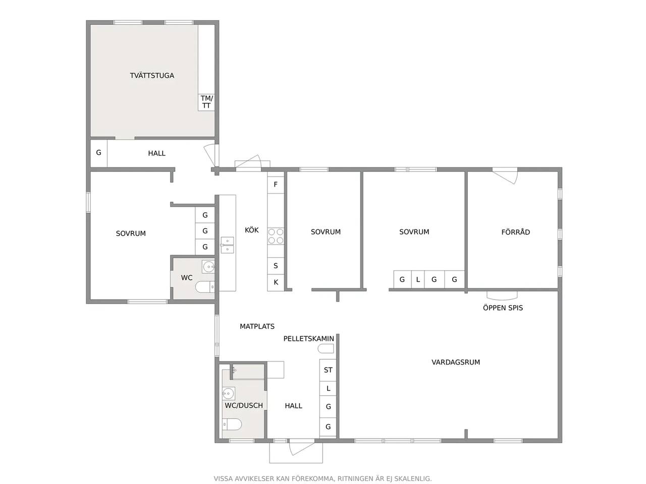Floor plan for Väskinde Stora Mickelgårds 140