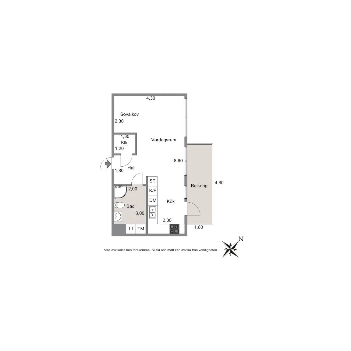 Floor plan for Korsebergsvägen 10