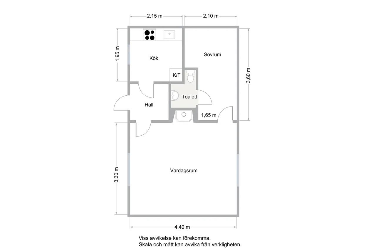 Floor plan for Garnvägen 3