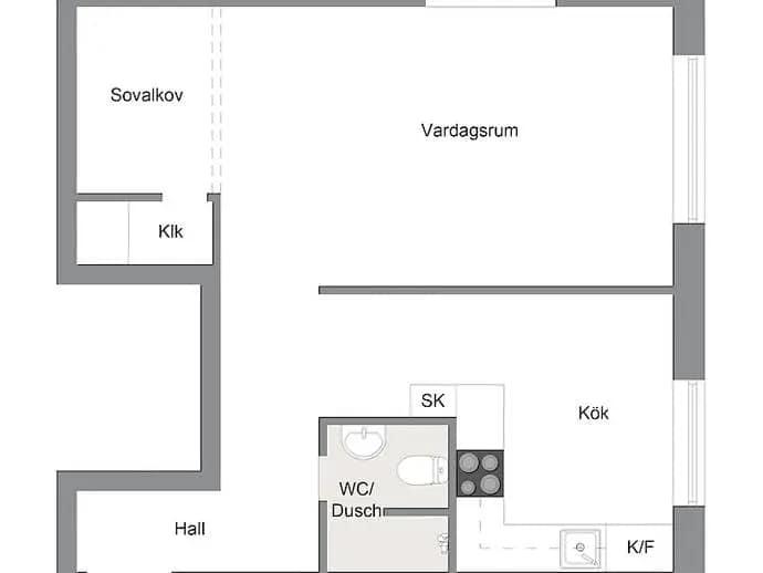 Planritning för Döbelnsgatan 5