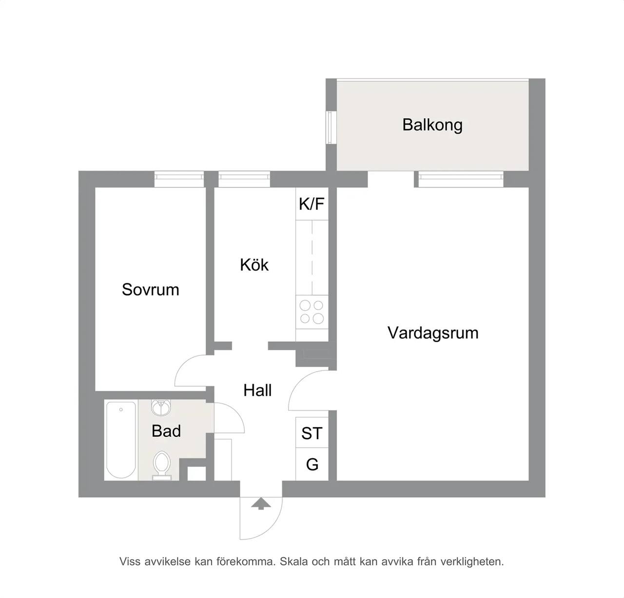 Floor plan for Tornfalksgatan 17