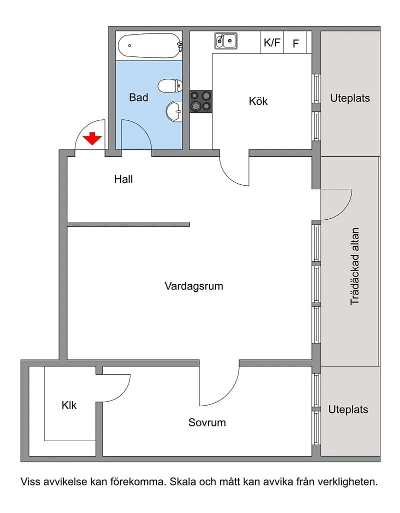 Floor plan for Skarpbrunnavägen 119