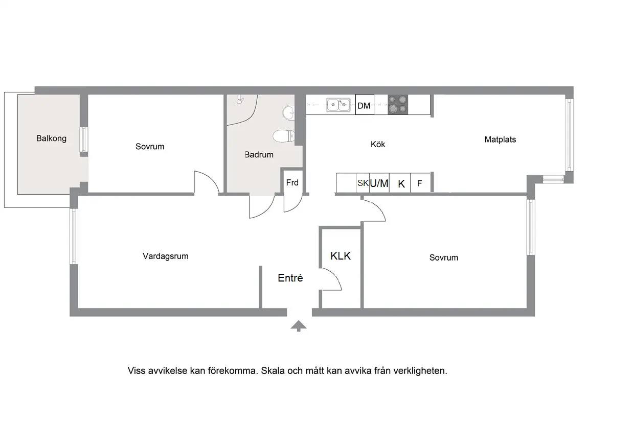 Floor plan for Kattugglegränd 7