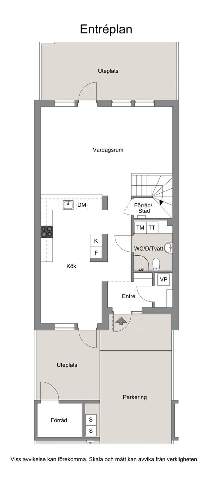 Floor plan for Västfjordsgatan 65