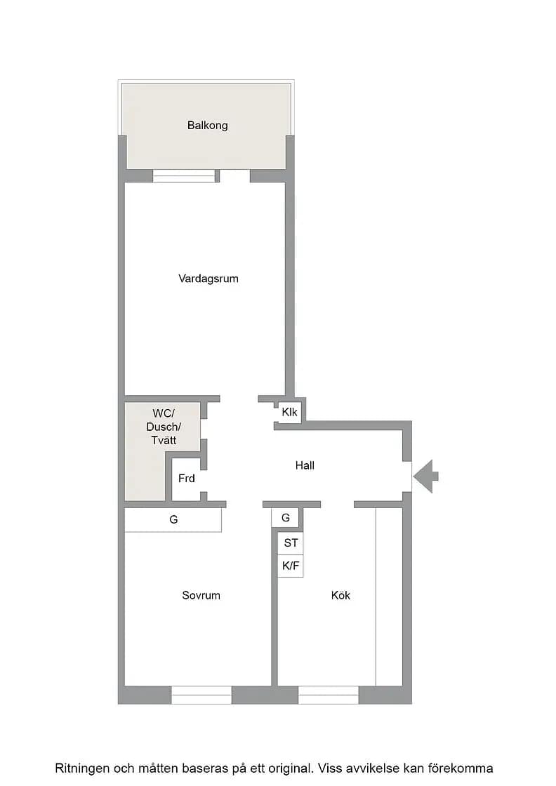 Floor plan for Nävertorps torg 10