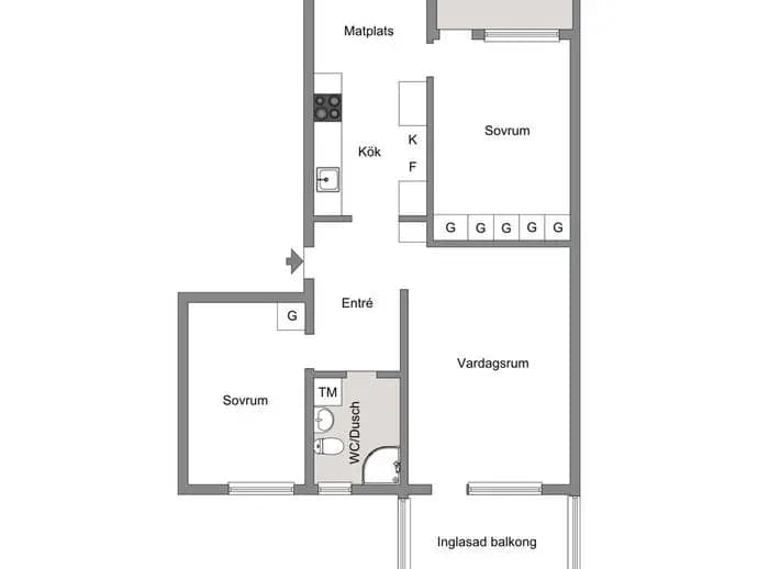 Floor plan for Dirigentvägen 20