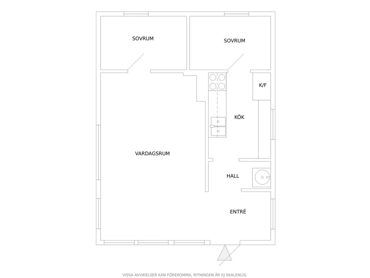 Floor plan for Hälabergstigen 8