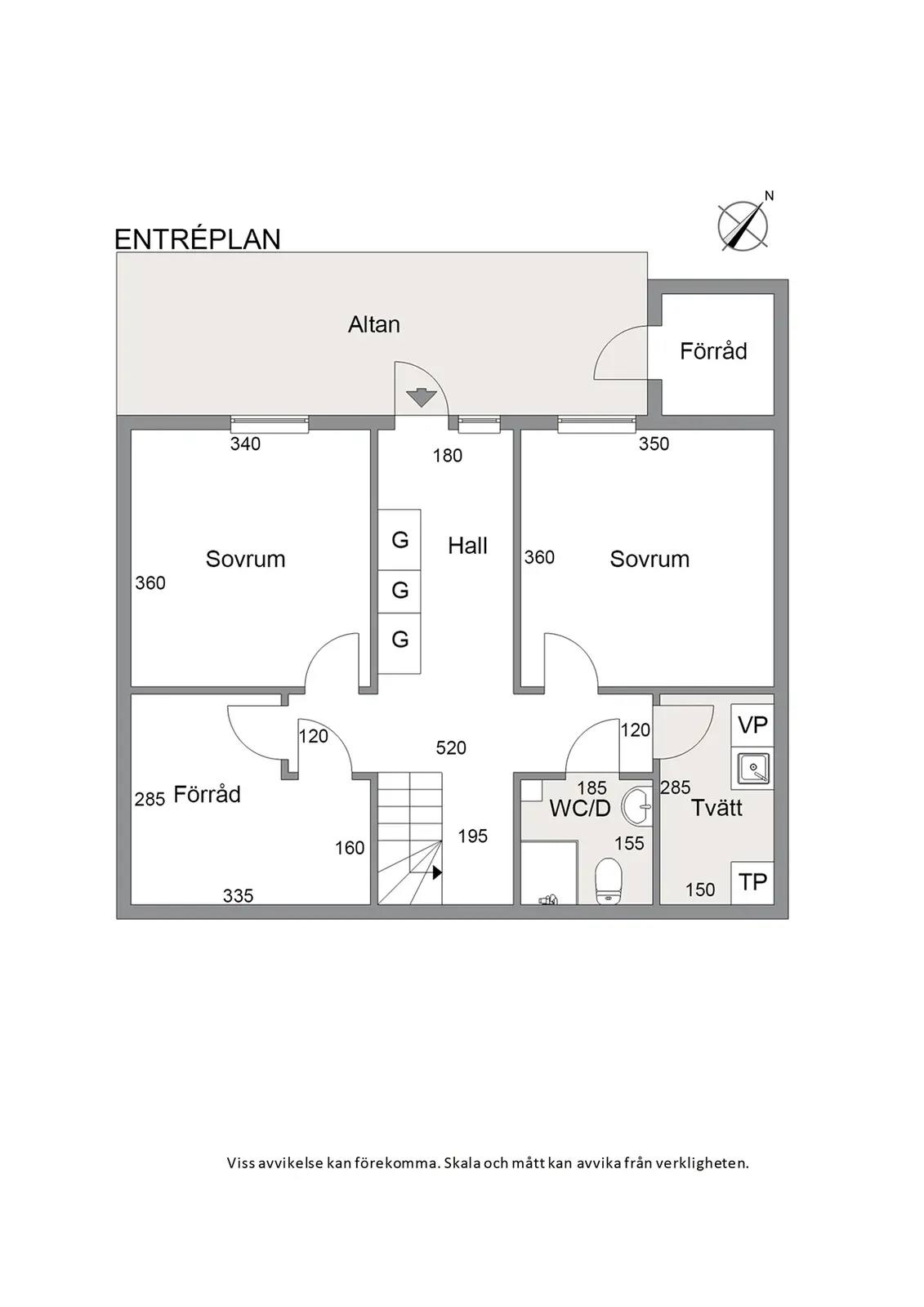 Planritning för Surbrunnsgatan 41B