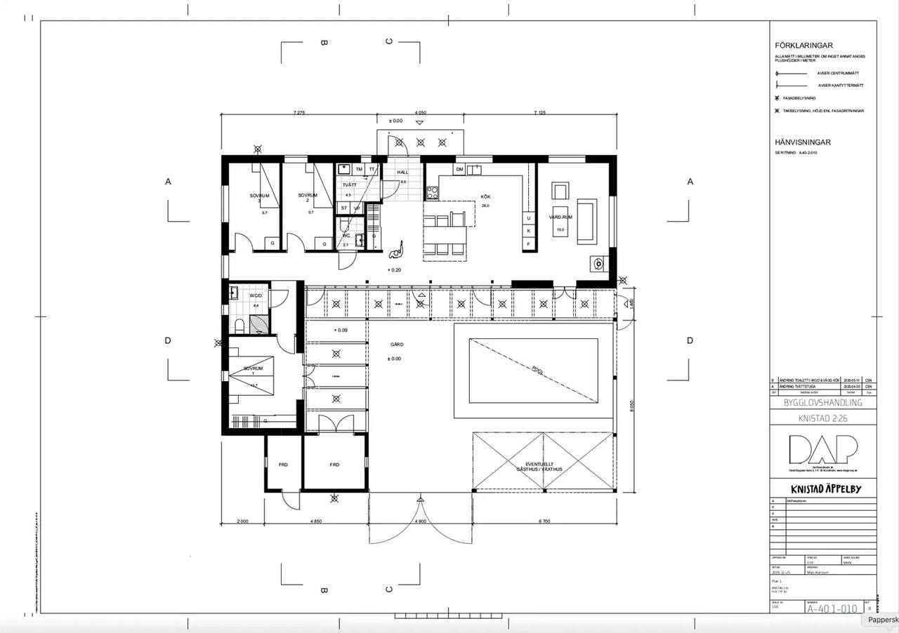 Floor plan for Knistad Äppelby