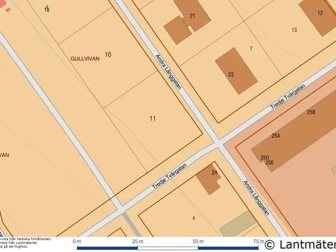 Floor plan for Andra Långgatan 22