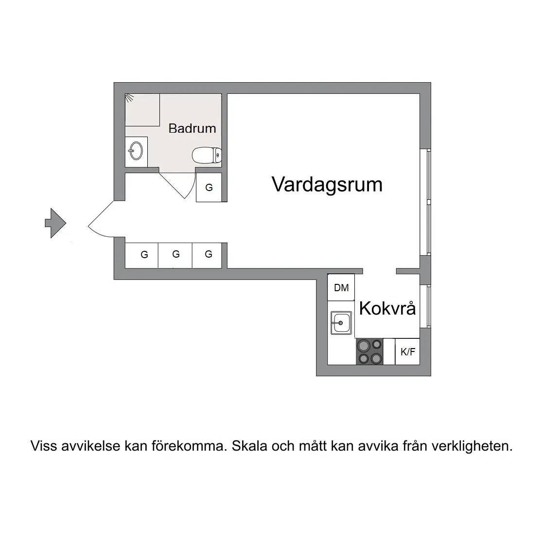 Floor plan for Steken 1D
