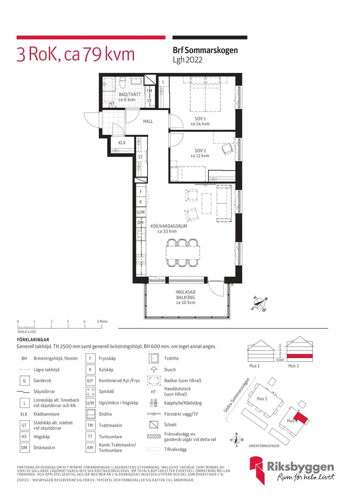 Floor plan for Nattviolgatan