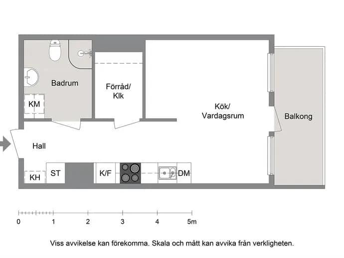 Planritning för Eriksgränd 9