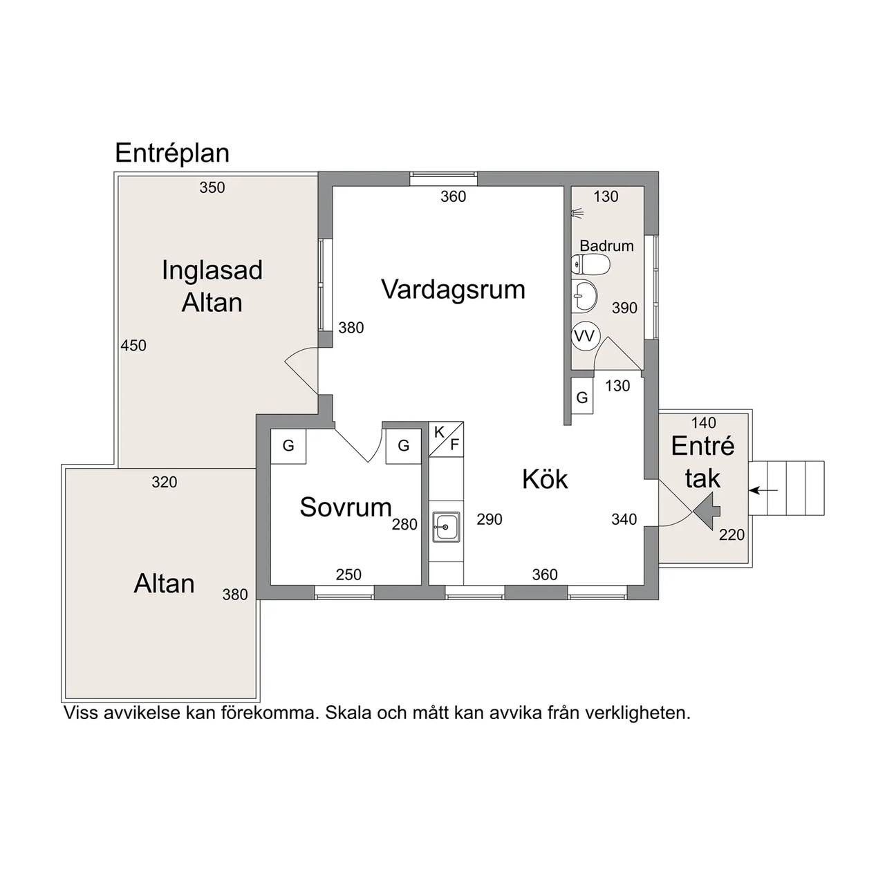 Planritning för Sandbankarna 54