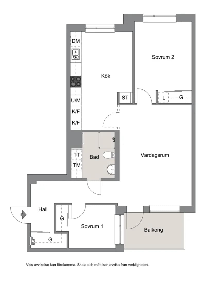 Planritning för Forsgränd 1