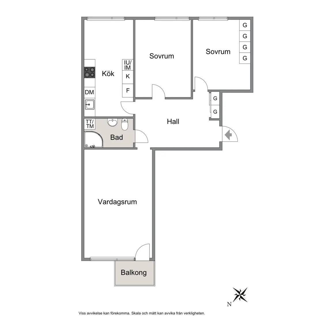 Planritning för Karlhovsvägen 29