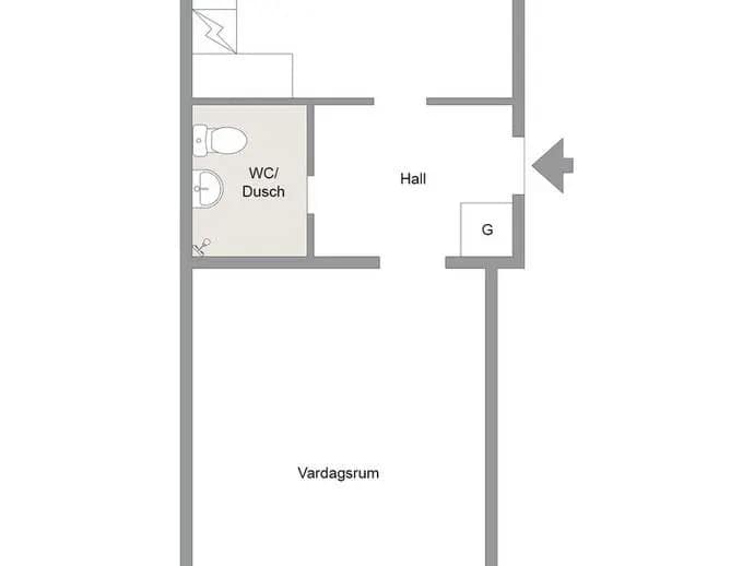 Floor plan for Engelbrektsgatan 23C