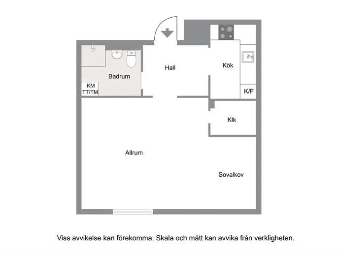 Floor plan for Bergsgatan 96