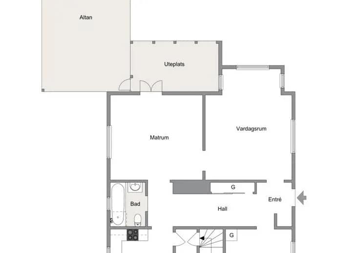 Floor plan for Wallbergsgatan 8