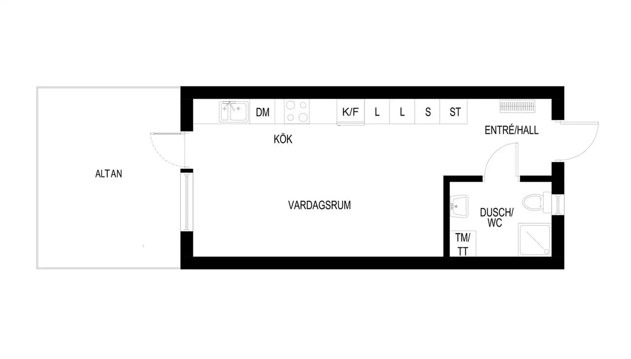 Floor plan for Edelundavägen 1