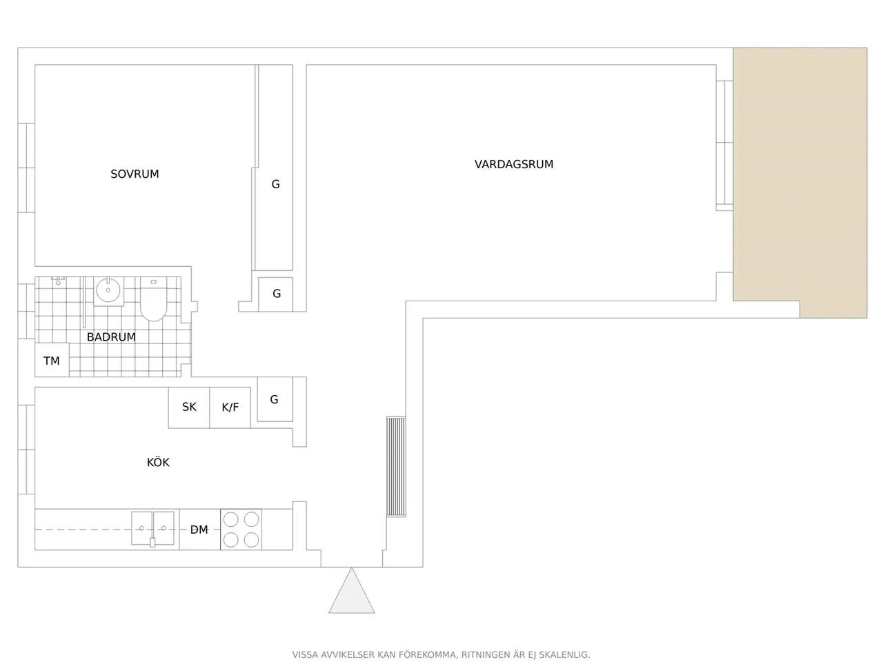 Planritning för Söderljungsgatan 5