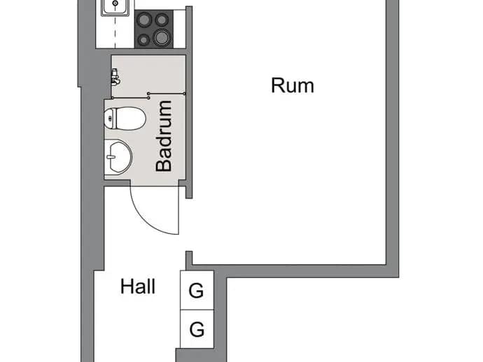 Floor plan for Lagmansgatan 24