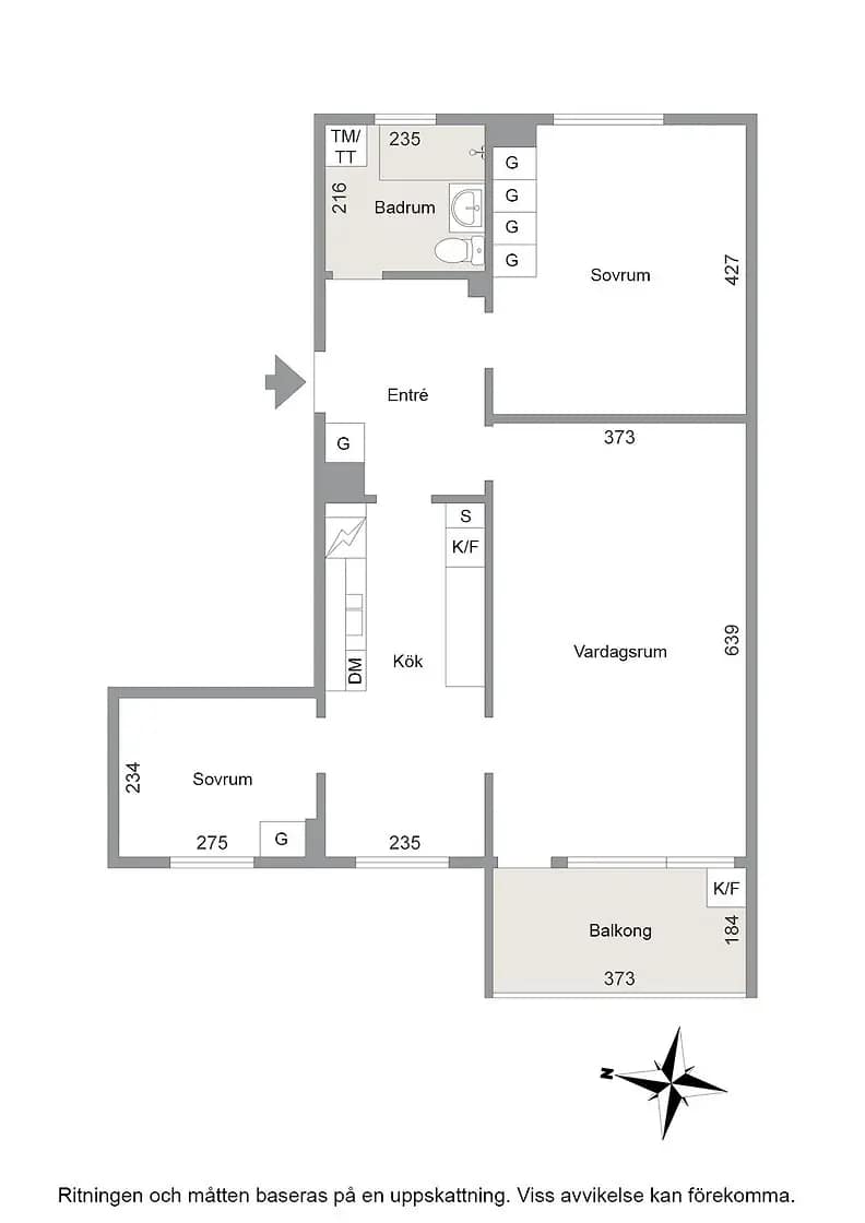 Floor plan for Bäckebolslyckan 23