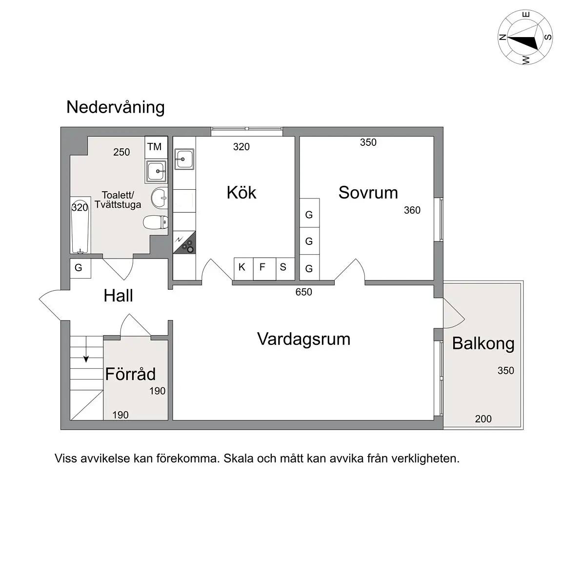 Floor plan for Trädgårdsgärdet 182