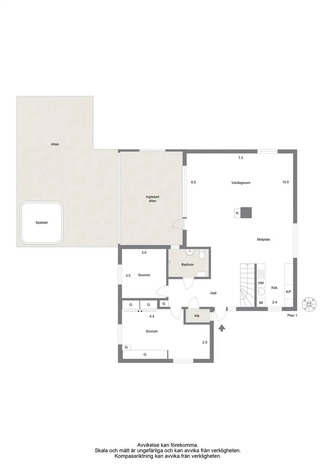 Floor plan for Sveavägen 55