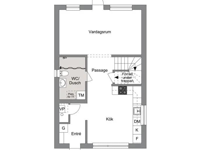Floor plan for Ekesåsvägen 33