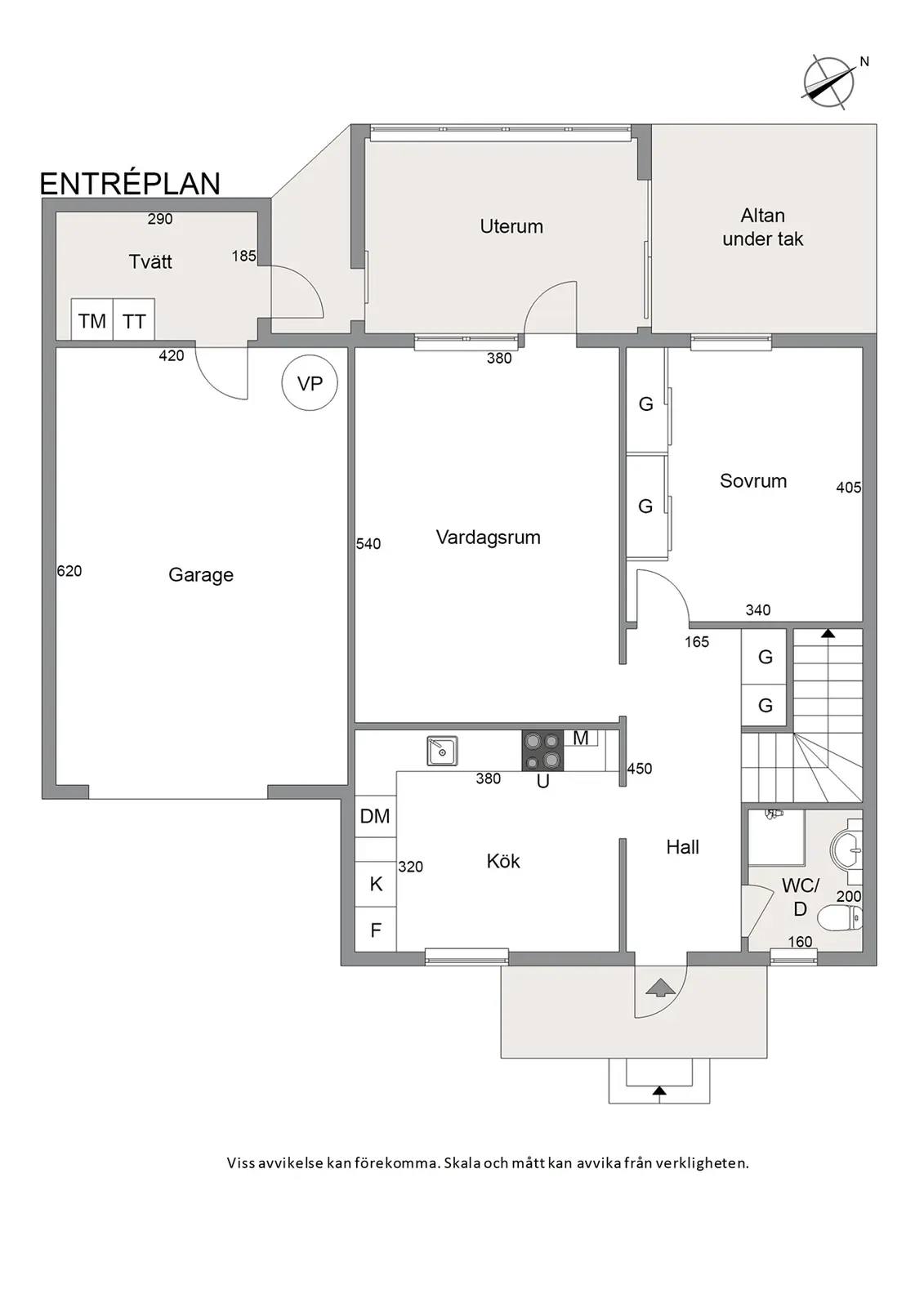 Planritning för Örngatan 14