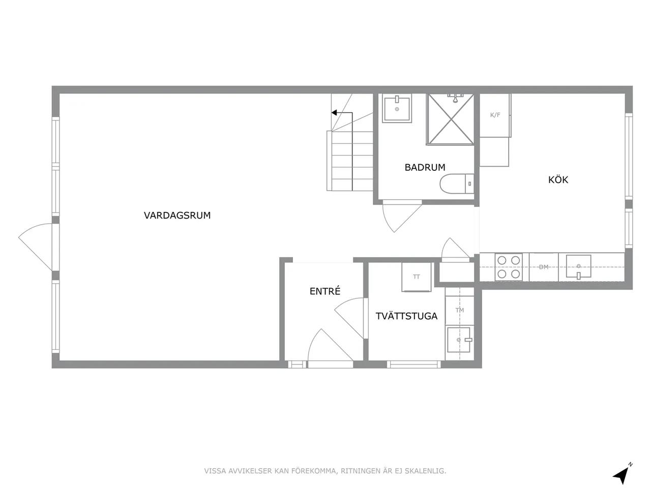 Floor plan for Saturnusgatan 270