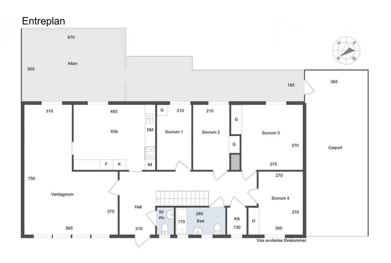 Floor plan for Bäckvägen 23