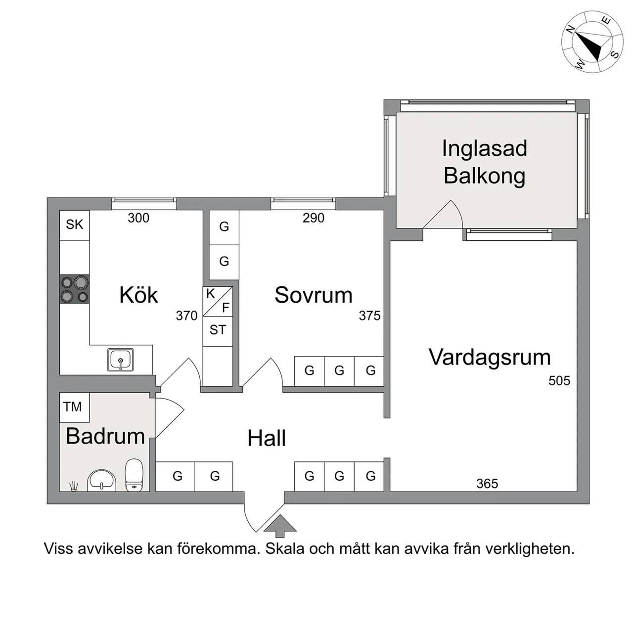 Planritning för Karlslundsgatan 24