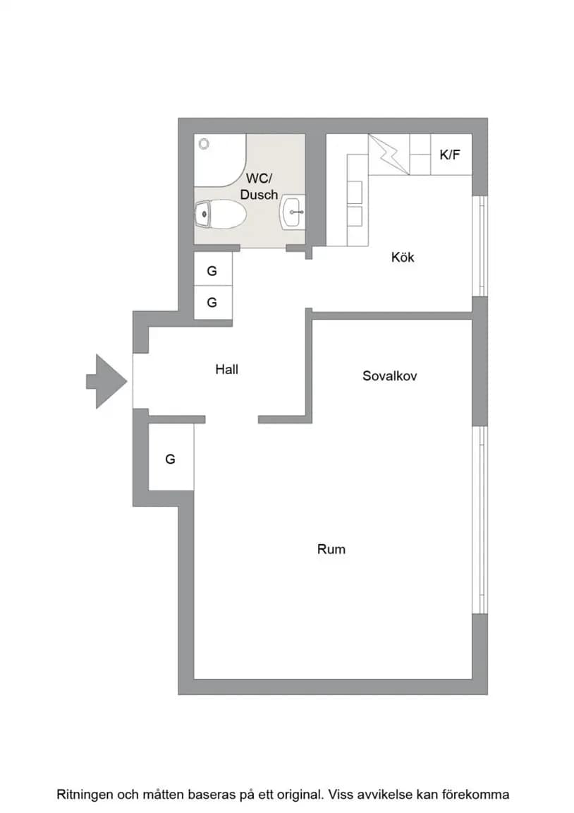 Floor plan for Dammtorpsbacken 1