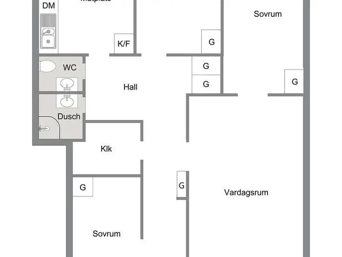 Planritning för Månadsvägen 41