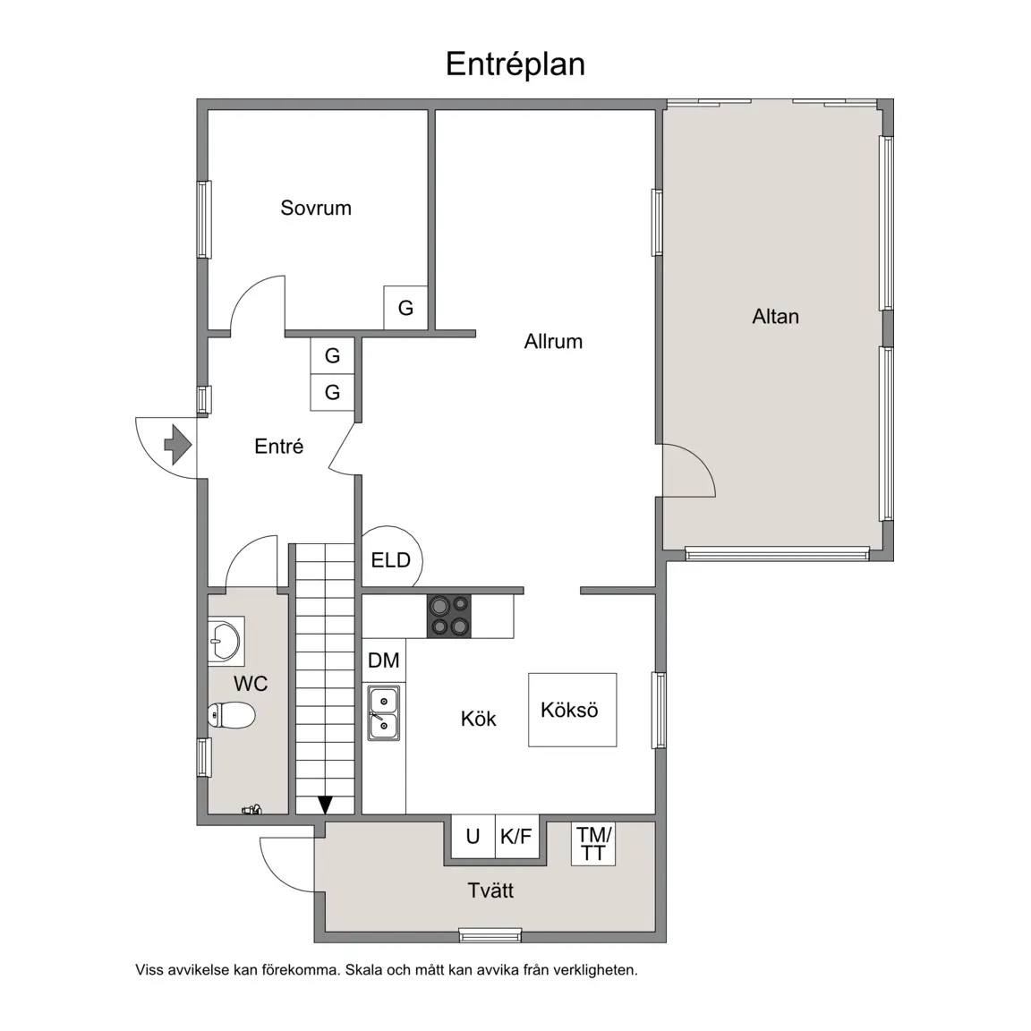 Floor plan for Getinge Tysta lund 307